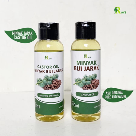Minyak Jarak Ori 100% 100ml Untuk Kulit Rambut