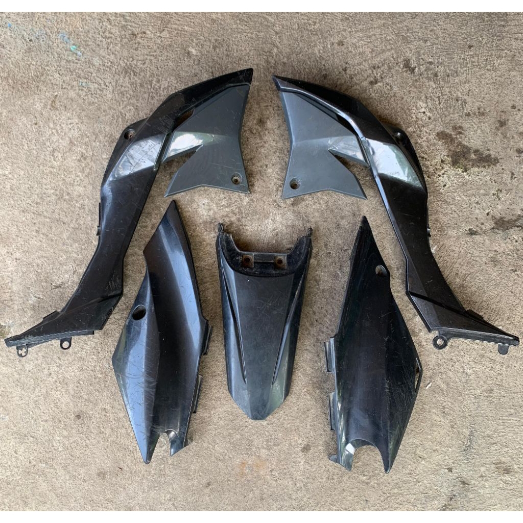 body KLX DT new ORI copotan, Tampa tangki dan jok.