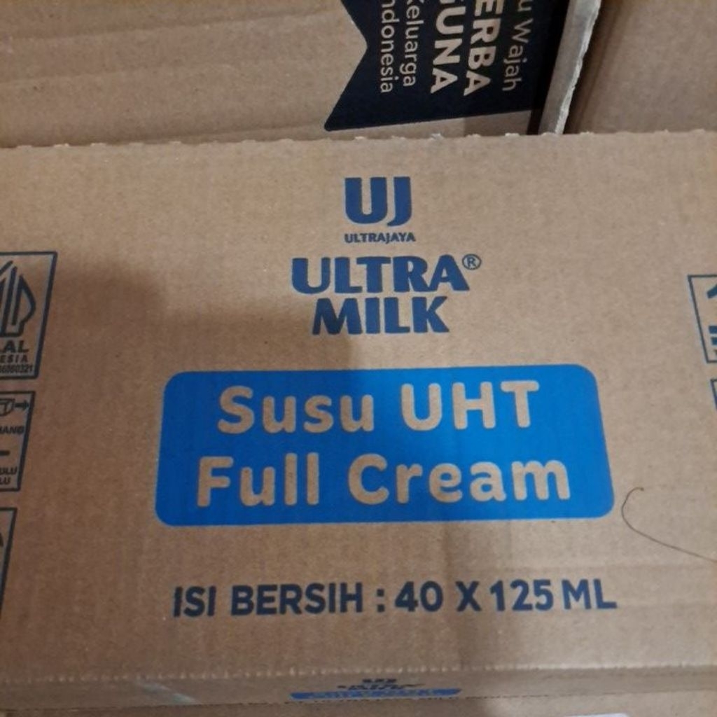 Susu UHT ultramilk 125ML 1 dus TERMURAH