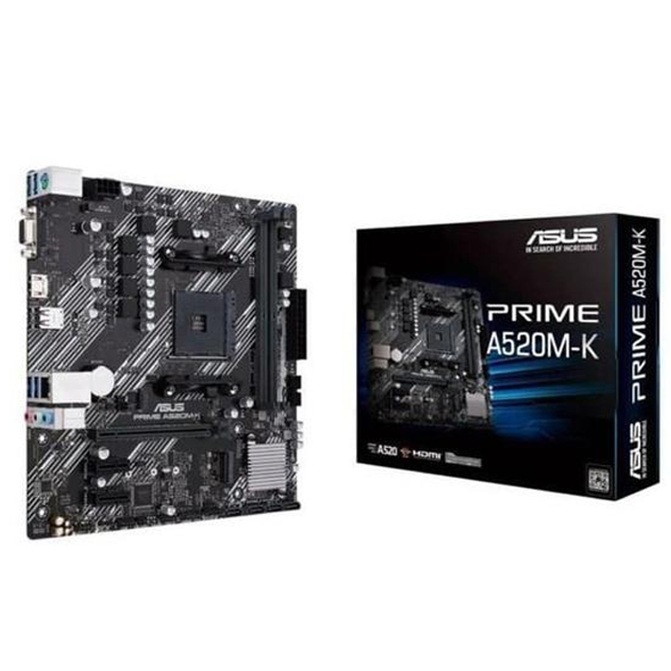 Asus PRIME A520M-K (AM4, A520, DDR4, USB 3.2, SATA3)