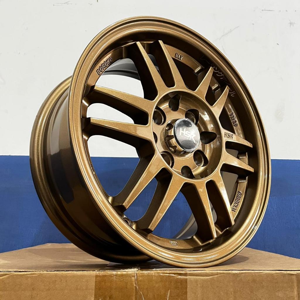 Velg mobil racing hsr ring 14 boroko bly cocok buat mobil sigra
