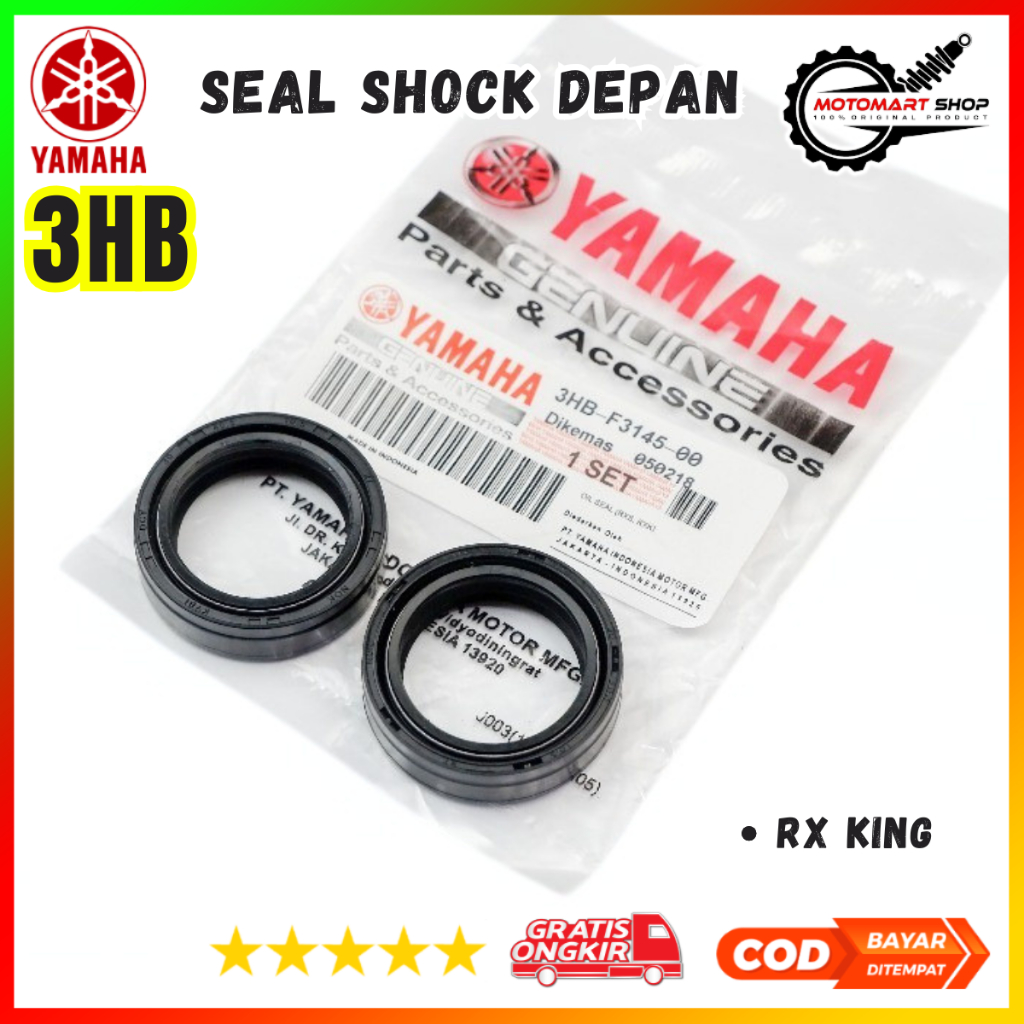 Seal Shock Depan RX KING Ori / Sil Sok Yamaha RX KING - 3HB-F3145-00