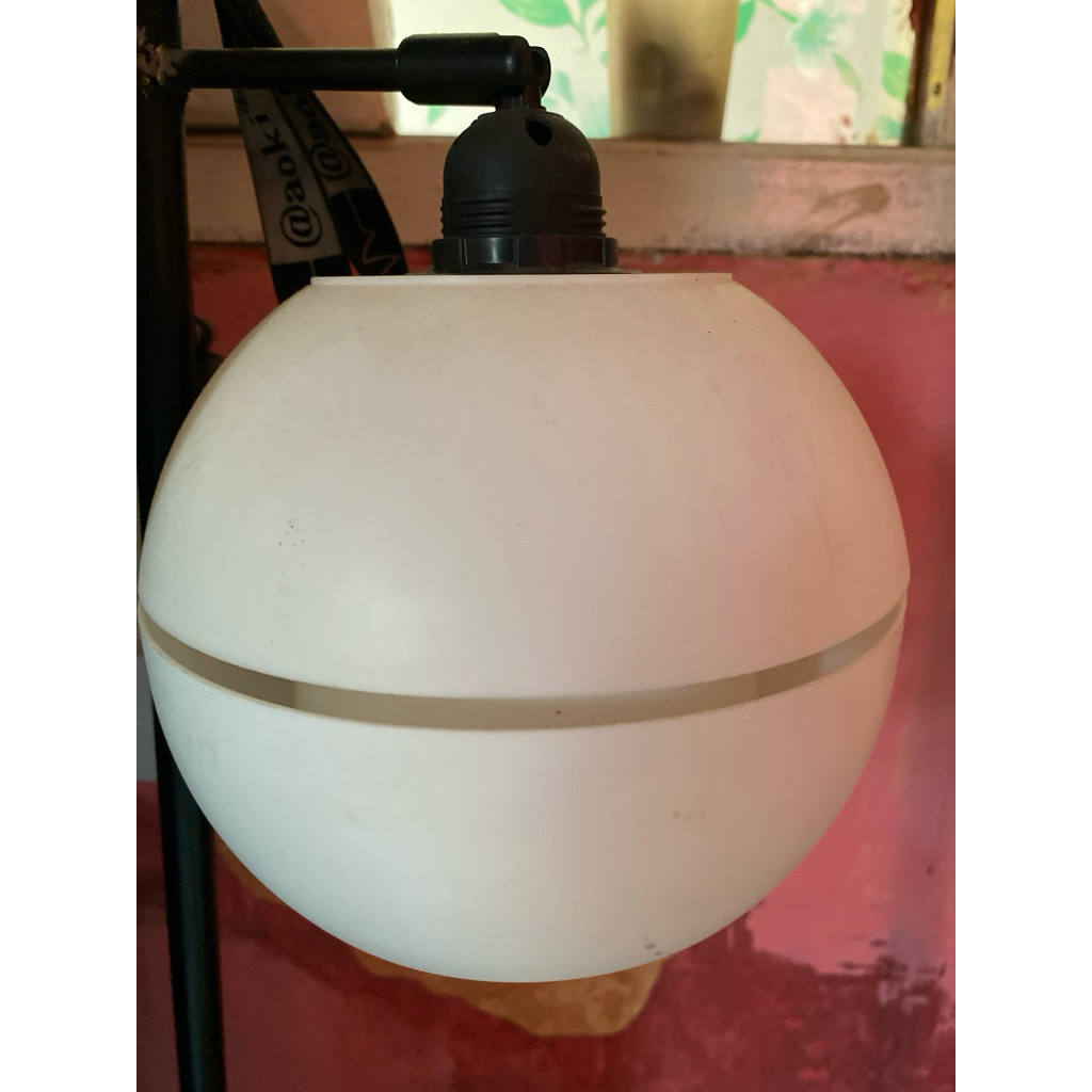 kap lampu moonlight rangka lampu bola pvc