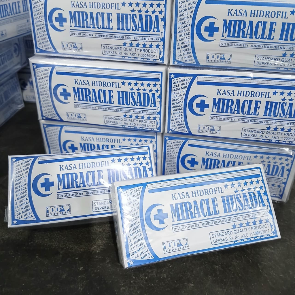 (ECER) Kasa Steril Miracle Husada/kasa hidrofil (ECER)