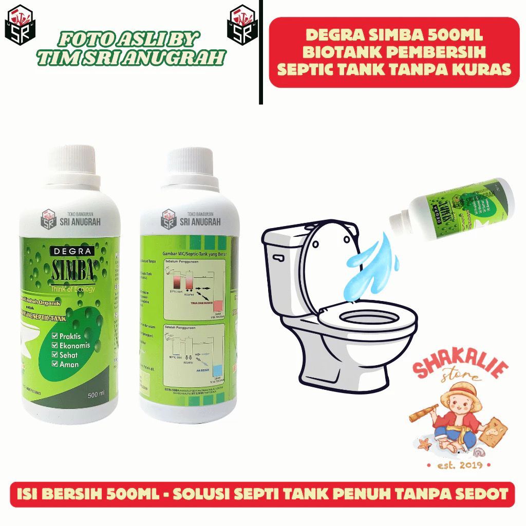 Degra Simba Obat Anti Mampet / Sumbat Wc
