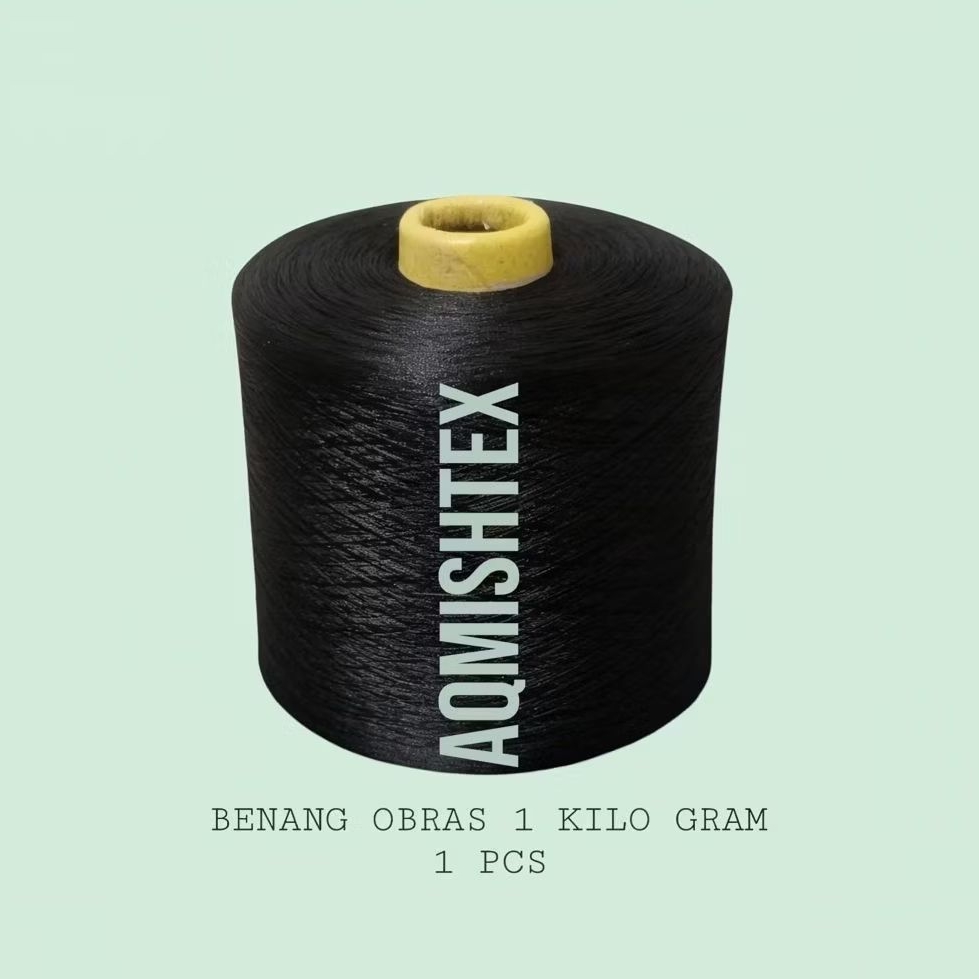 Benang obras hitam 1kg