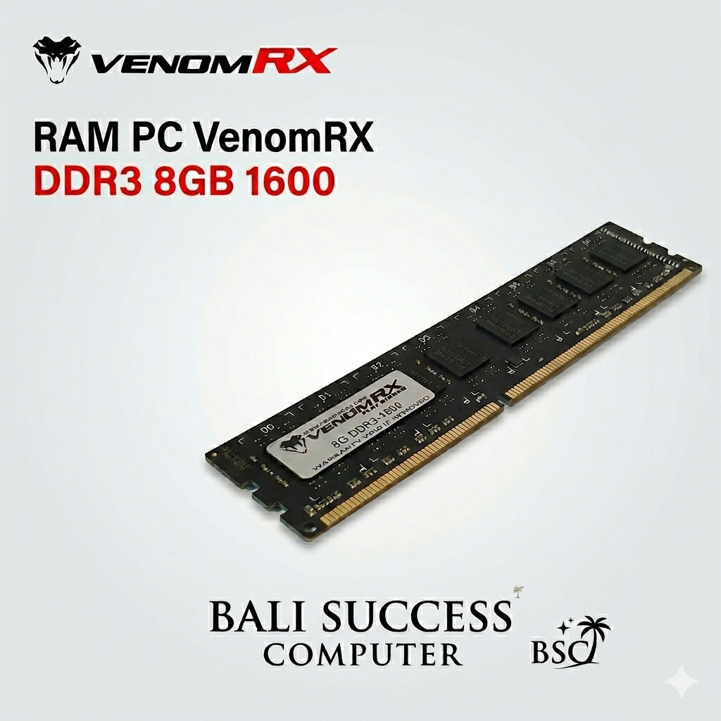Memory Longdim PC Ram PC VenomRX DDR3 8GB 1600