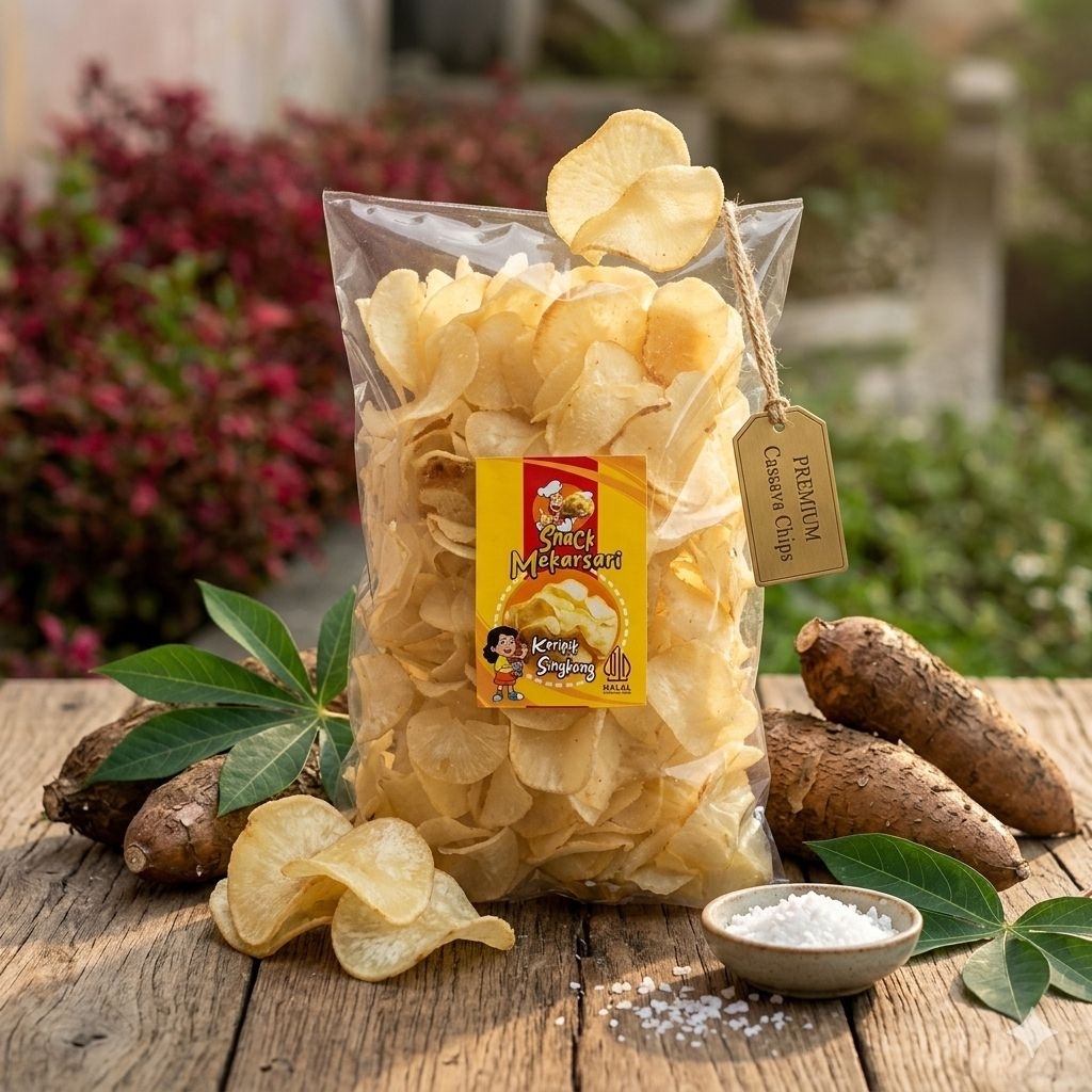Keripik singkong balado 500/1000g