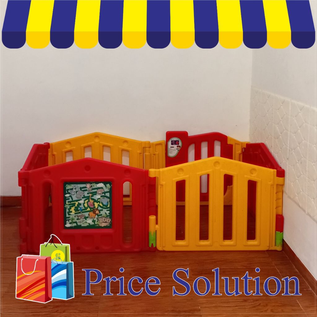 Pagar Bayi Safety Baby Fence Gate Playpen Mainan Anak Second