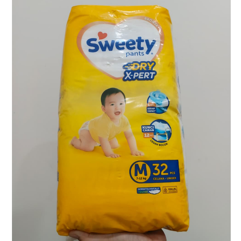POPOK BAYI SWEETY BRONZE UKURAN  M 32 pcs & M 48 pcs