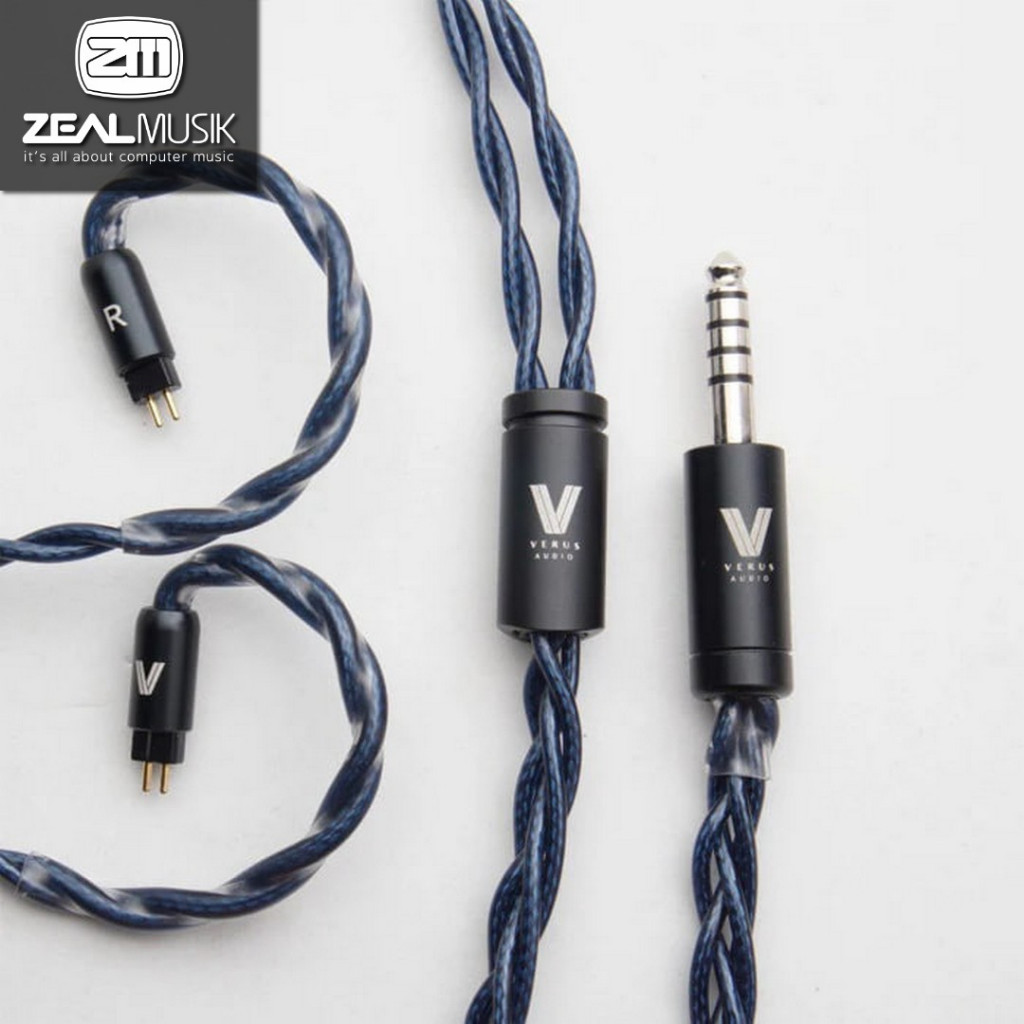Verus Modi C4 - OFC SPC Litz Coaxial Structure 2-Pin 0.78mm Cable For In Ear Monitor Earphone Kabel 