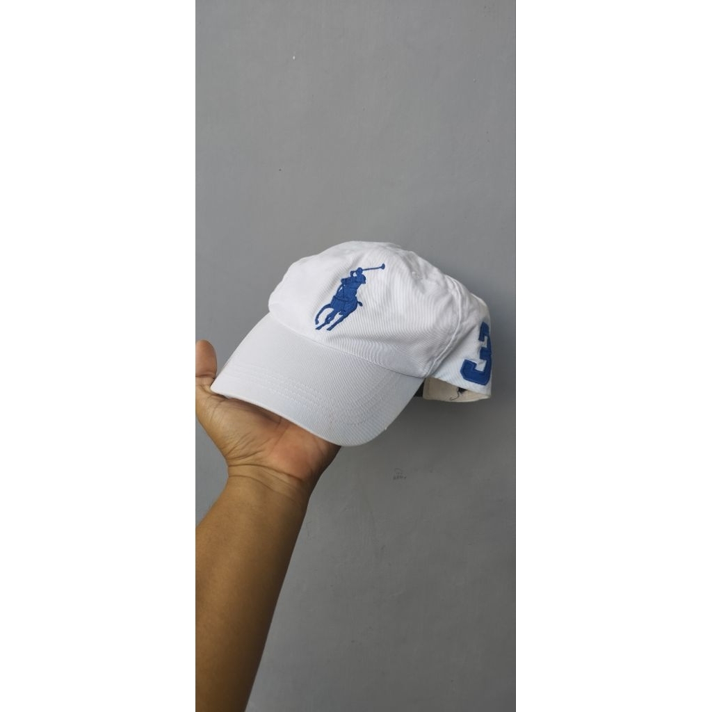 Topi POLO Preloved Warna Putih