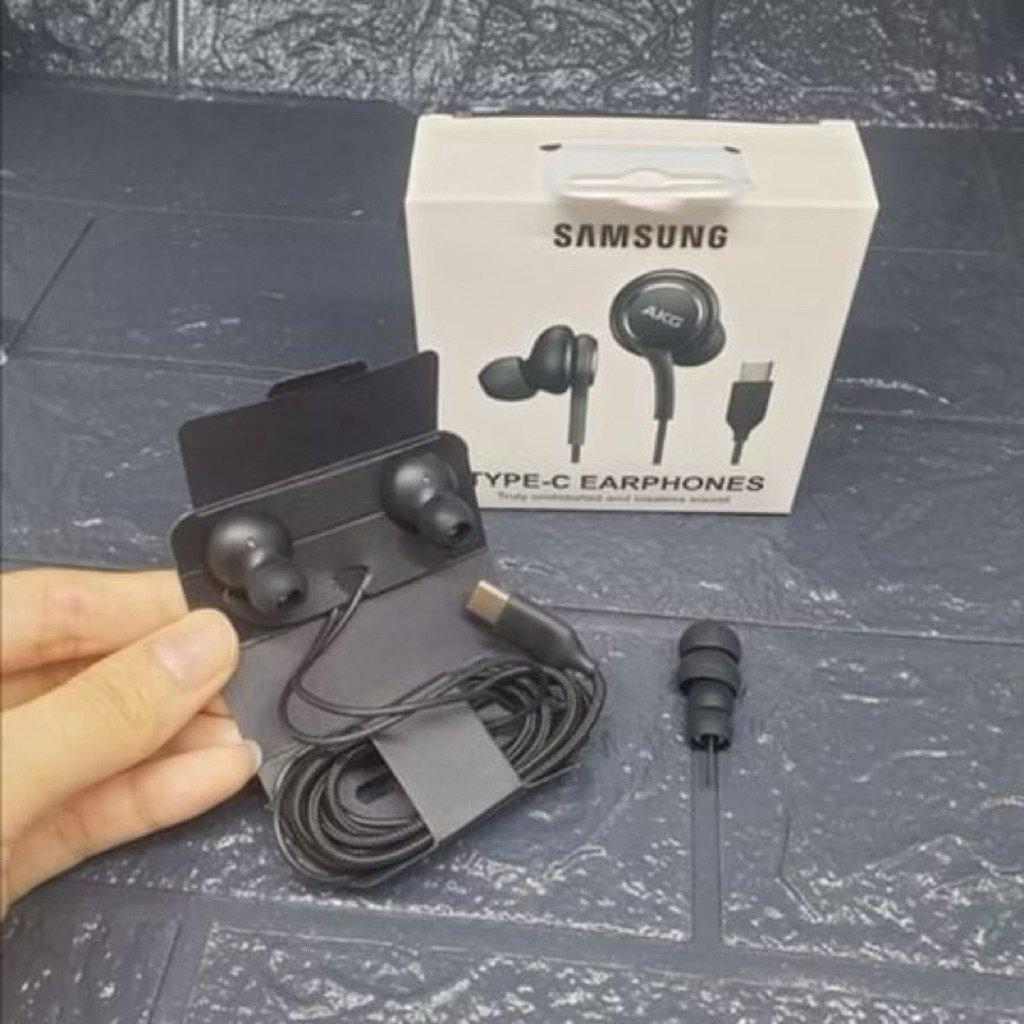 Handsfree Samsung HF AKG Type C Headset Earphone Tipe C Original 95%