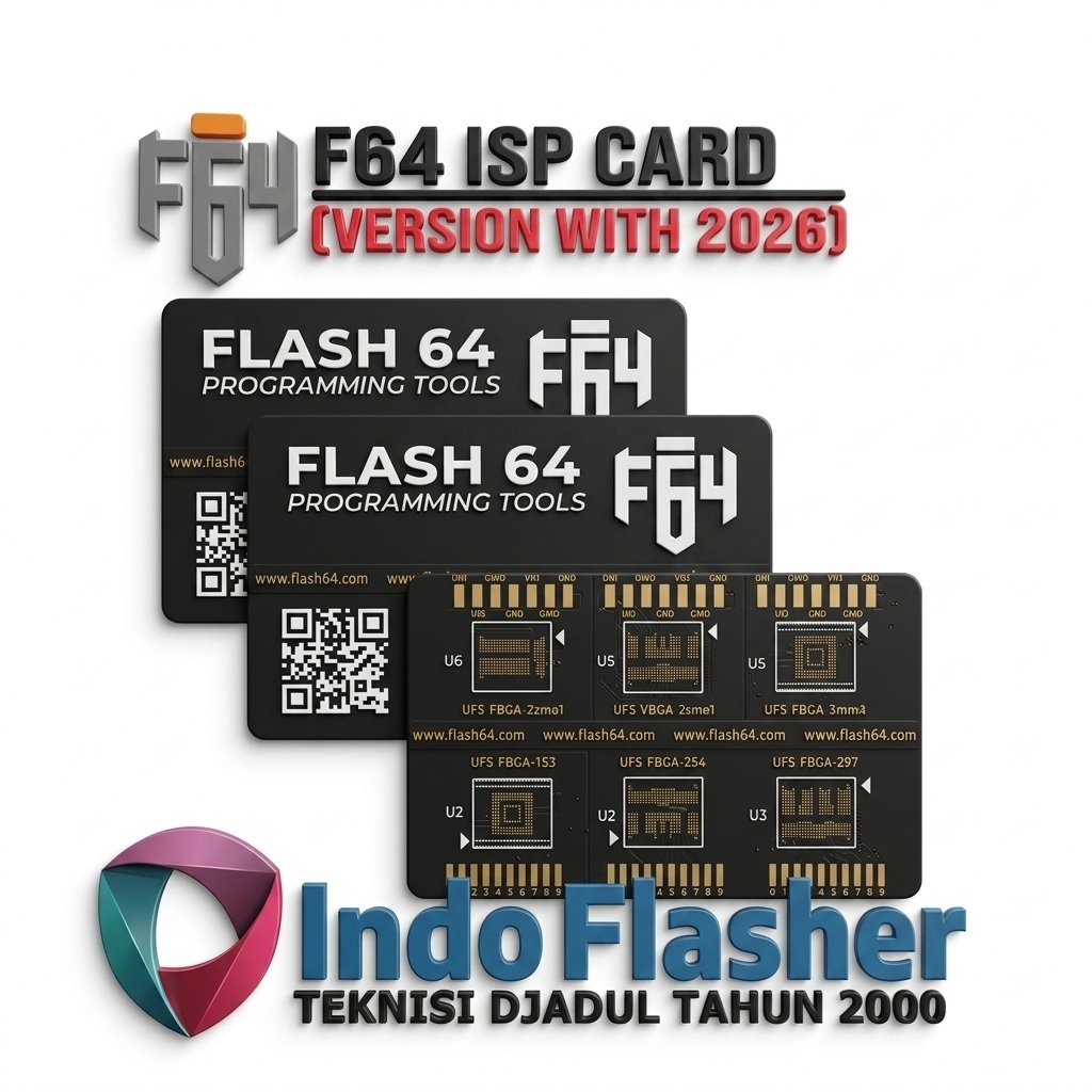 F64 ISP Card - Flash 64 BGA ISP Board - BGA SOLDERING F64 PCB Adapter eMMC UFS - BGA Card F64 – Solu