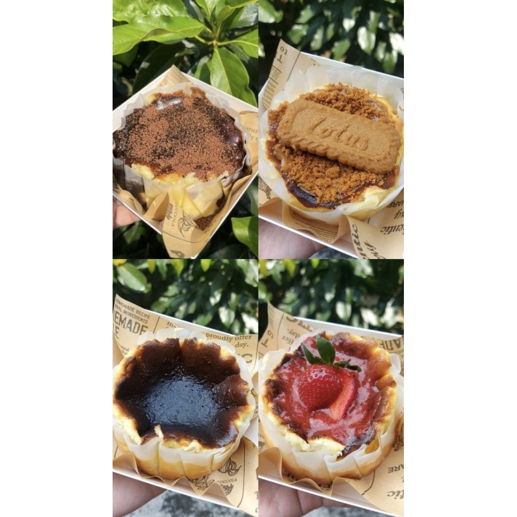 Mini burnt cheesecake