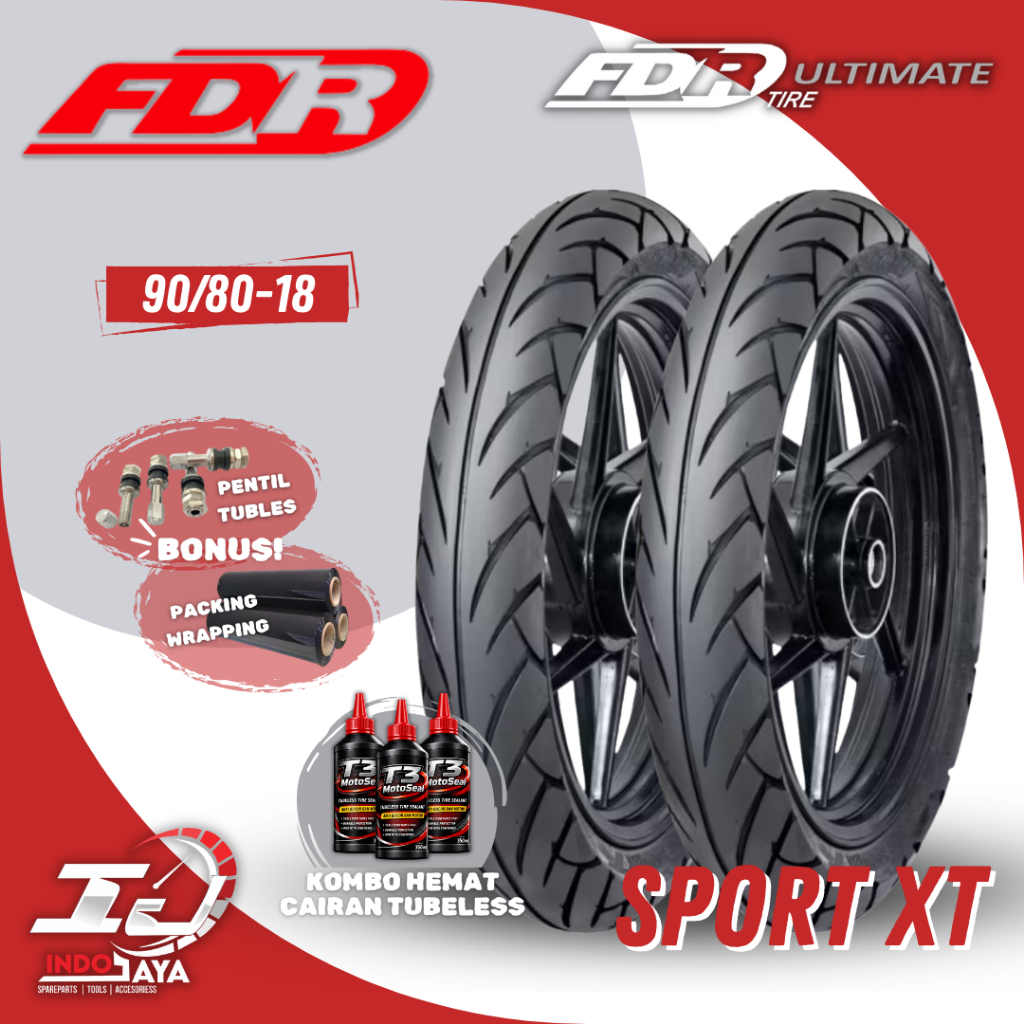 [READY COD] BAN FDR SPORT XT RING 18 / BAN FDR TUBELESS SPORT XT  ( 90/80-18 ) BAN FDR TUBLES RING 1