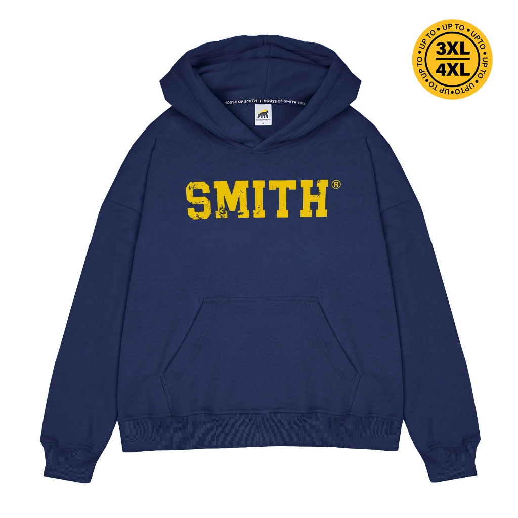 House of Smith BDG Sweater Hoodie Oversized Pria - Field Smith Oversized Hoodie Navy