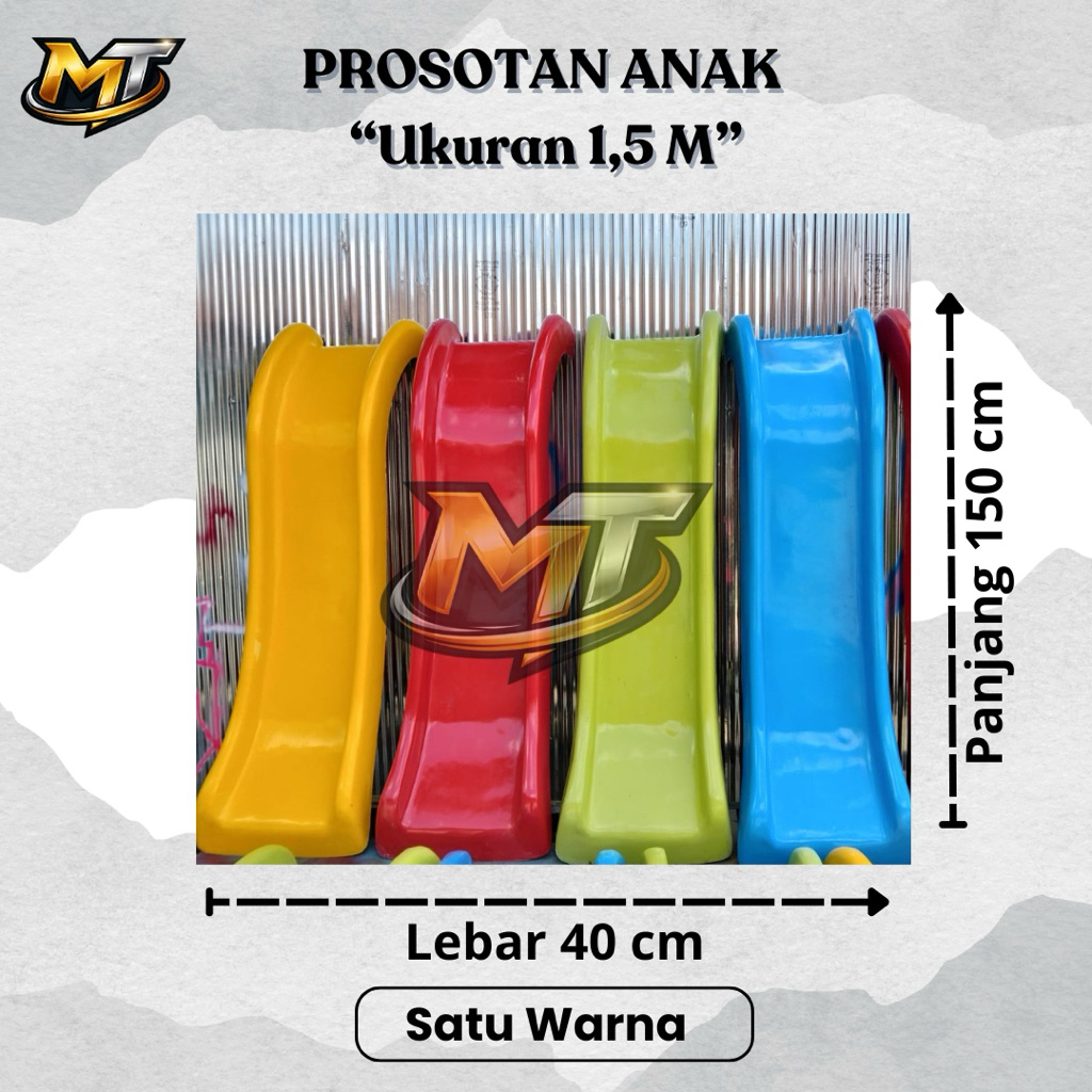 Prosotan Anak Fiber 1.5 Meter Anti Retak | Prosotan Anak TK | Playground Indoor | Playground Outdoor
