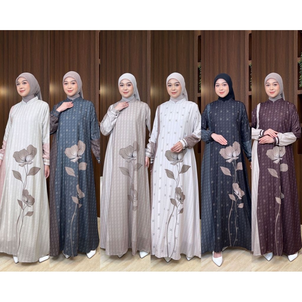 Sameha Dress V61 premium By HMF Luxury Original