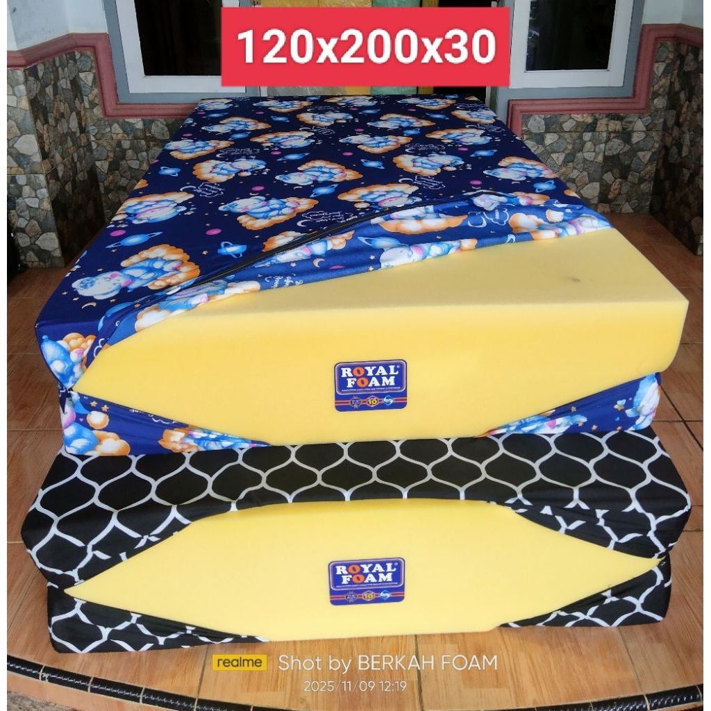 KASUR BUSA ROYAL FOAM UKURAN 200X120X30