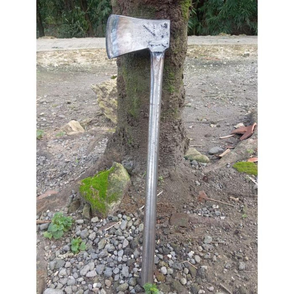 kapak Kampak rimbas baja per gagang besi