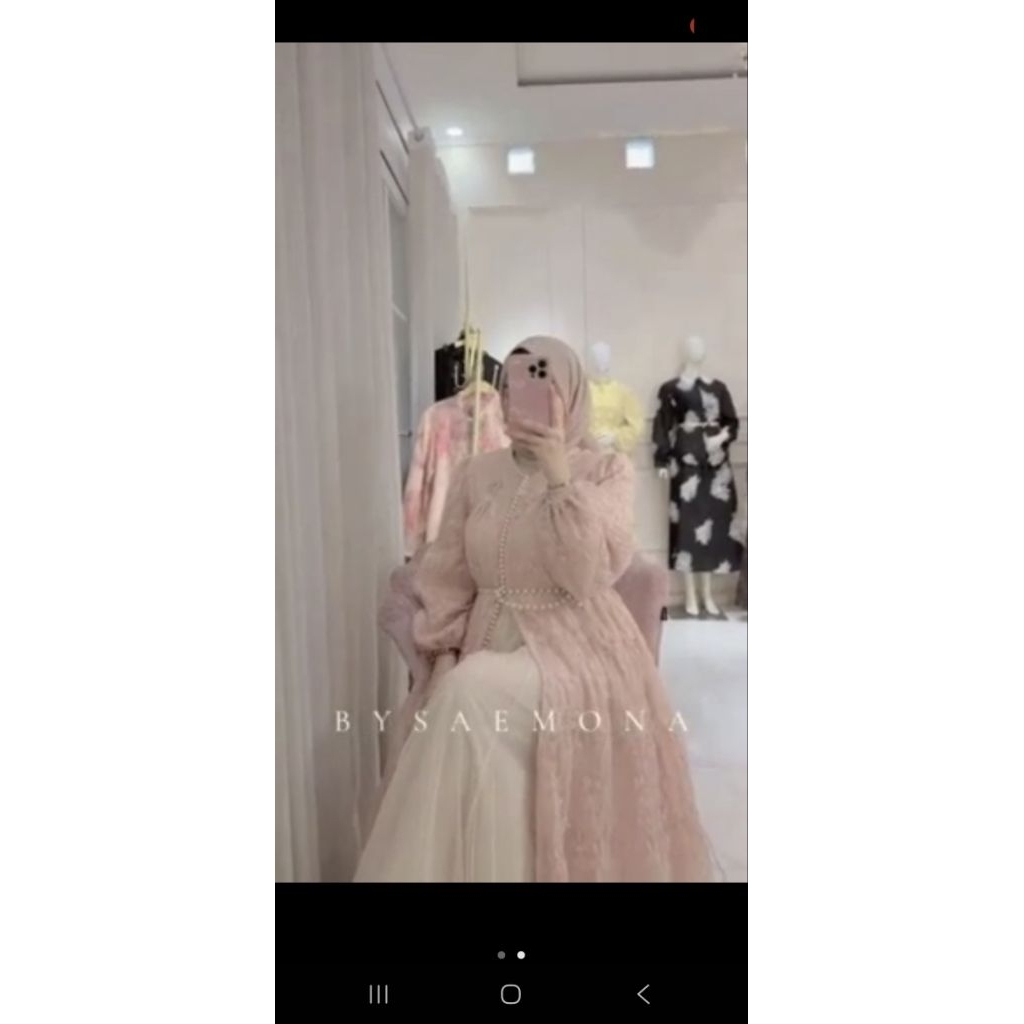 Dress Viral kancing 1000//Gamis wanita terlaris kekinian terbaru