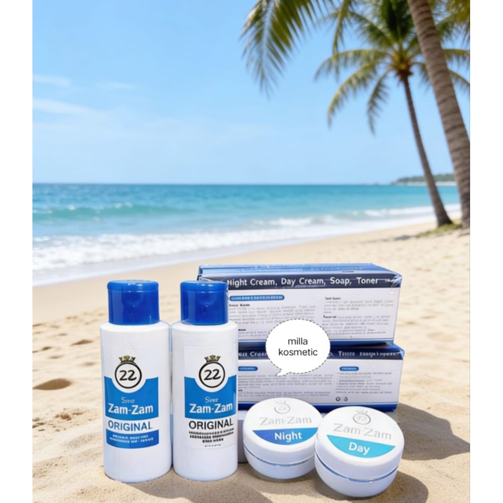 ljk skincare paket biru & pink 1 paket isi4pcs