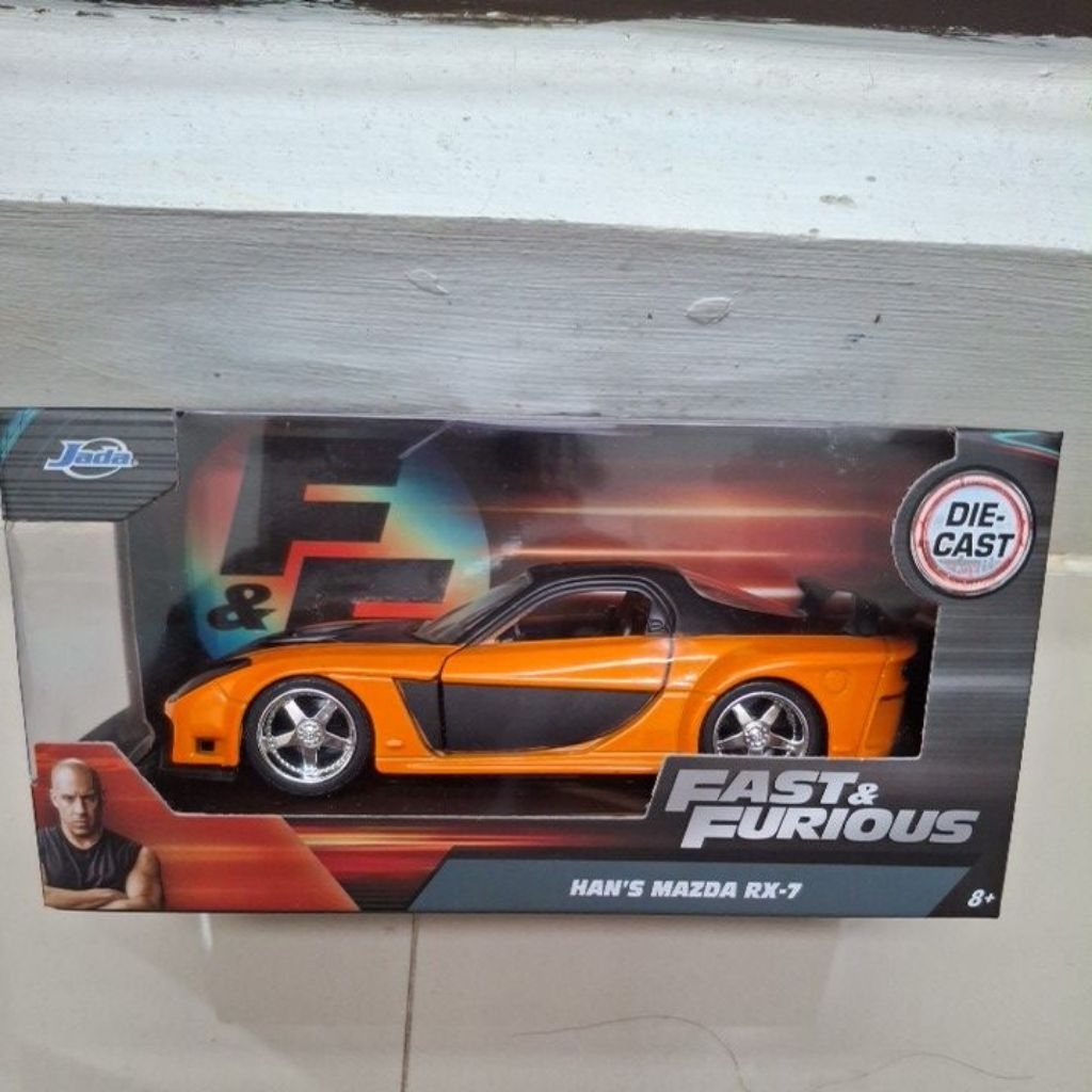 hans mazda rx-7 jada diecast fast furious
