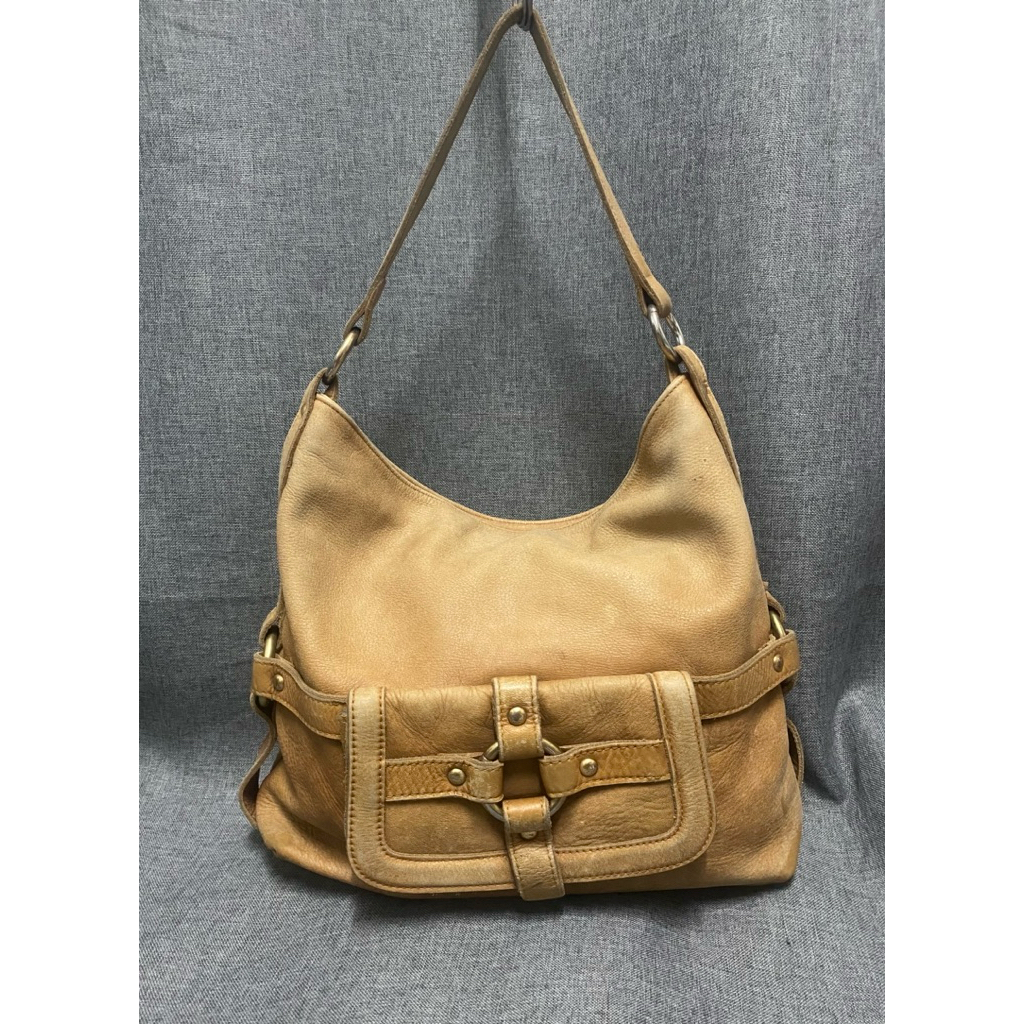 Hobo/Shoulderbag coklat kulit Le sands