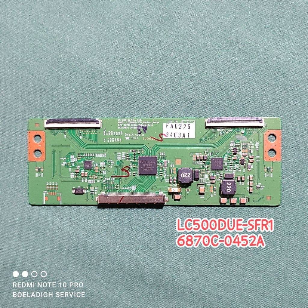 T-Con Board TV LED LG 42LN5100 42LN5400 42LN5710 42LA6130 6870C-0452A LC500DUE-SFR1 Tcon Tikon Ticon