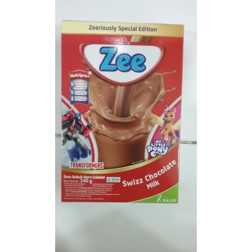 Susu ZEE 340gr special TRANSFORMER & LITTLE PONI (HADIAH DI DALAM KEMASAN) hadiah gak bisa milih