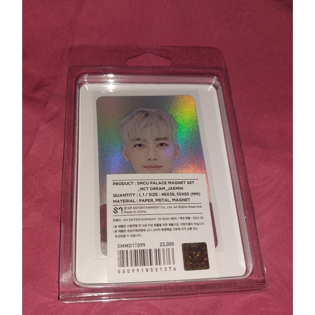 SMCU Palace Magnet Photocard Jaemin Nct Dream Hologram