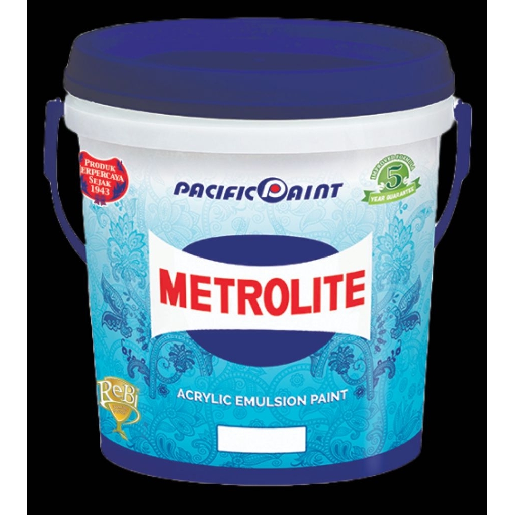 Cat Metrolite Putih 3Liter/5kg