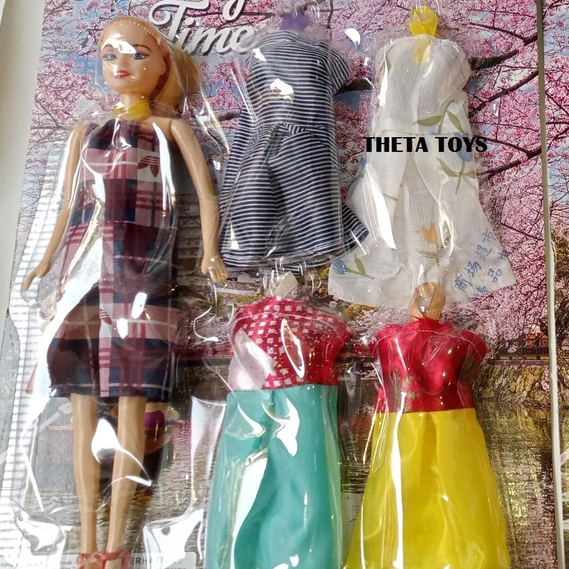 MAINAN BONEKA TASIA MT8801-1 MAINAN BONEKA ADA BAJU GANTI MAINAN ANAK PEREMPUAN