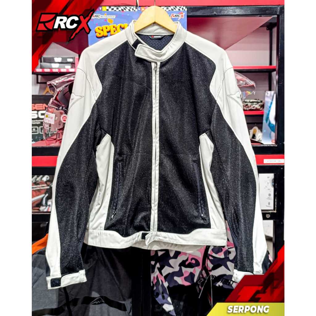 Jaket Dainese Air Flux D1 Tex Anthracite Black Jacket 2ND Original Bekas Second RCX