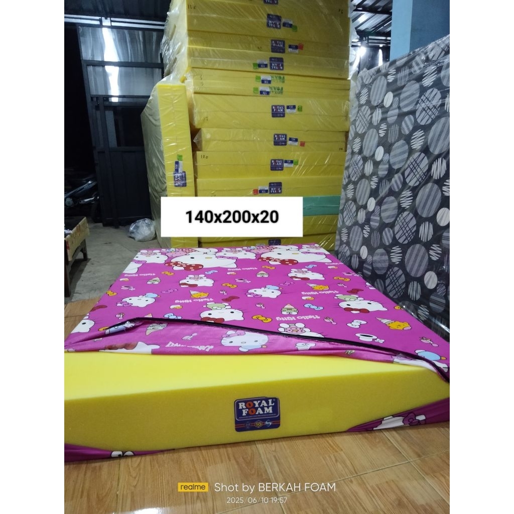 KASUR BUSA ROYAL FOAM UKURAN 200X140X20