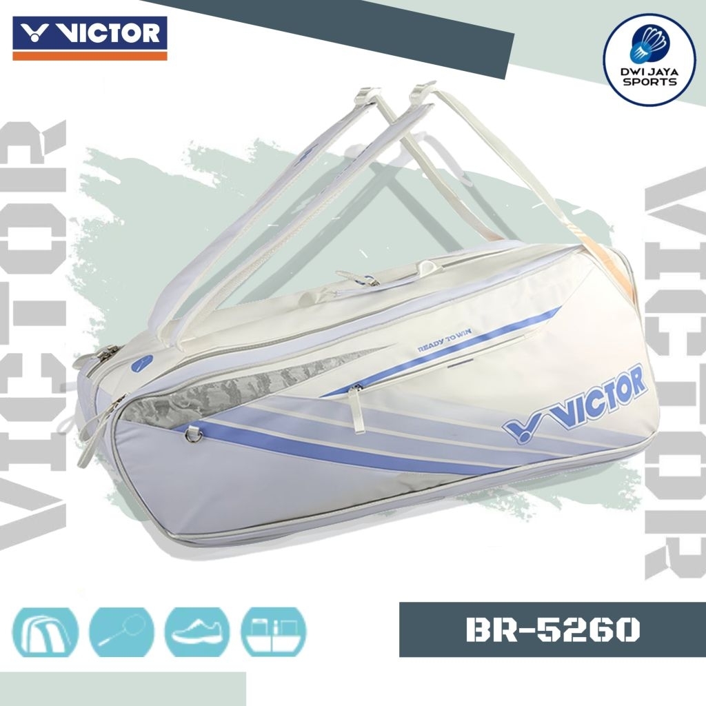 New Tas Badminton Victor Racket Bag BR-5260 AM | RACKET BAG VICTOR BR 5260