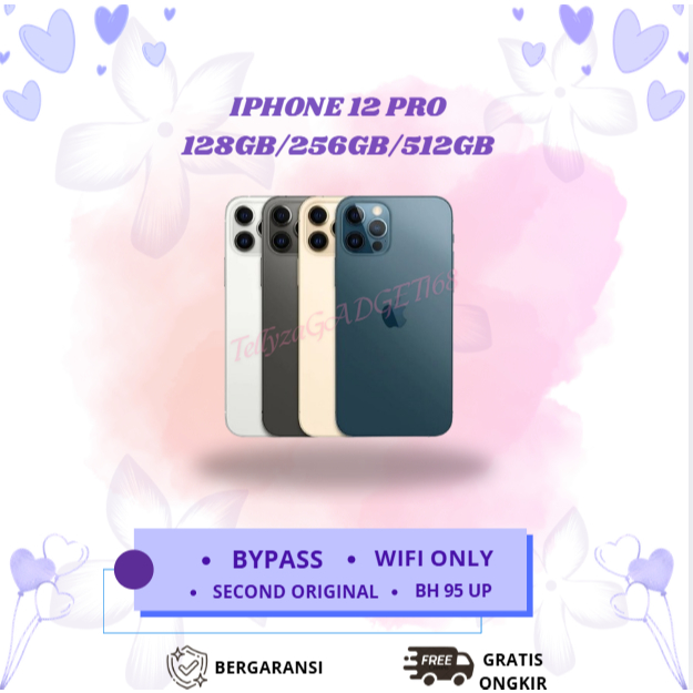 IPHONE 12 PRO WIFI ONLY 128GB/256GB/512GB Second Original Inter Mulus