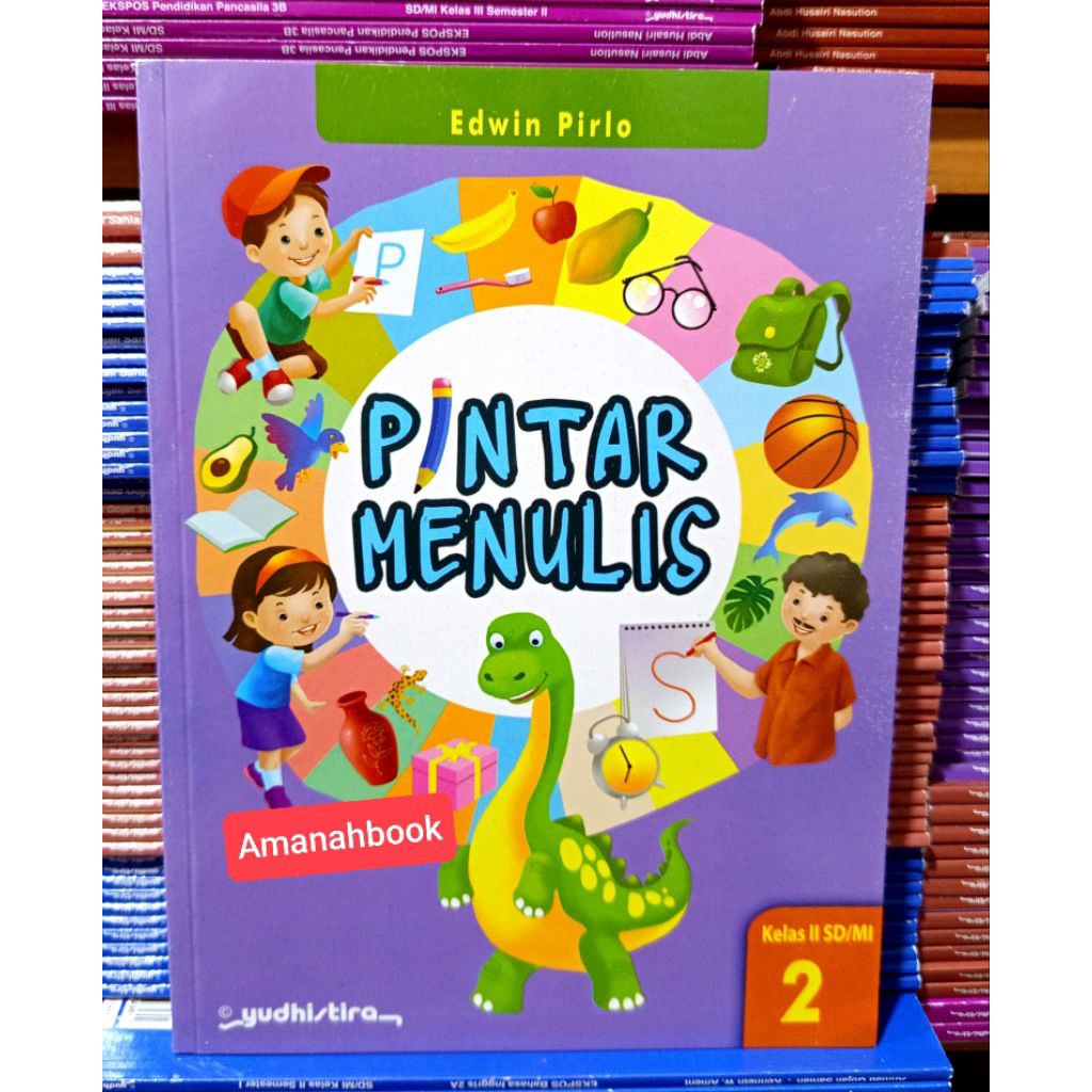 Buku Pintar Menulis Tegak Bersambung SD Kelas 2 Yudhistira Best Seller
