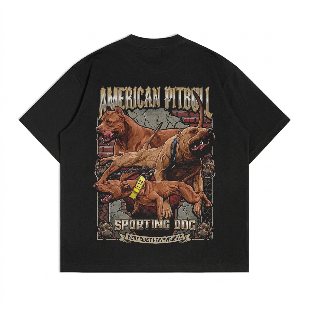 kaos american pitbull