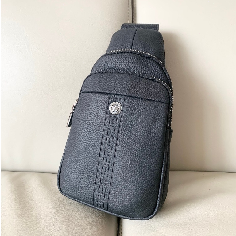 New Versace Original, Versace Men's Casual Chest Bag, Crossbody Bag