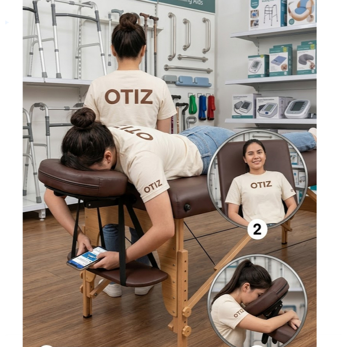 Meja Terapi Spa Salon Pijat Portable Untuk Spa Folding Beauty Bed Kasur Spa Therapy Treatment Bed Po