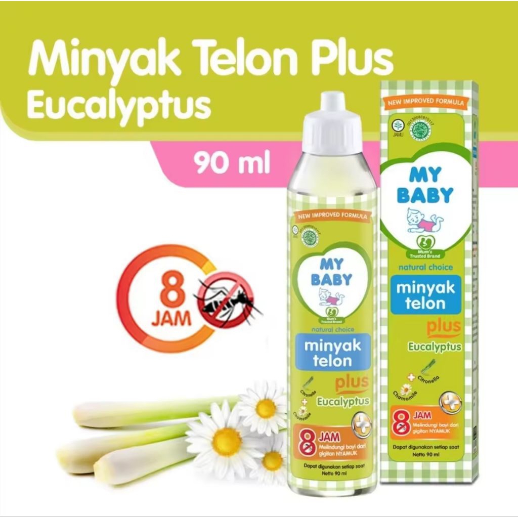 Minyak Telon My Baby 90ml - Minyak Telon My Baby plus Eucalyptus 90ml
