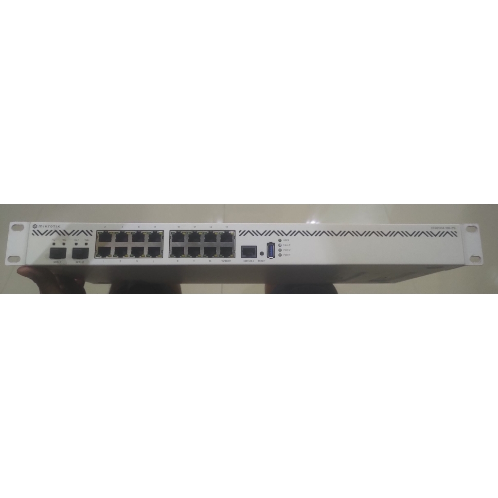 Mikrotik CCR2004-16g-2s+ Bekas