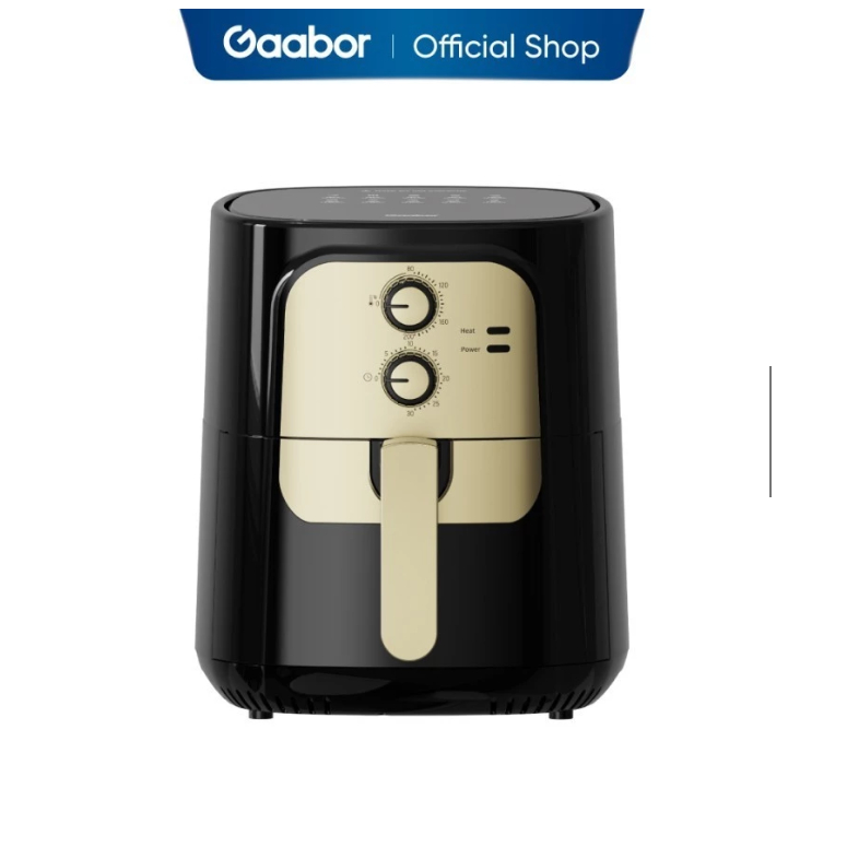 Gaabor Air Fryer AF65M-BK01A 6.5L Kenop Ganda Anti Lengket