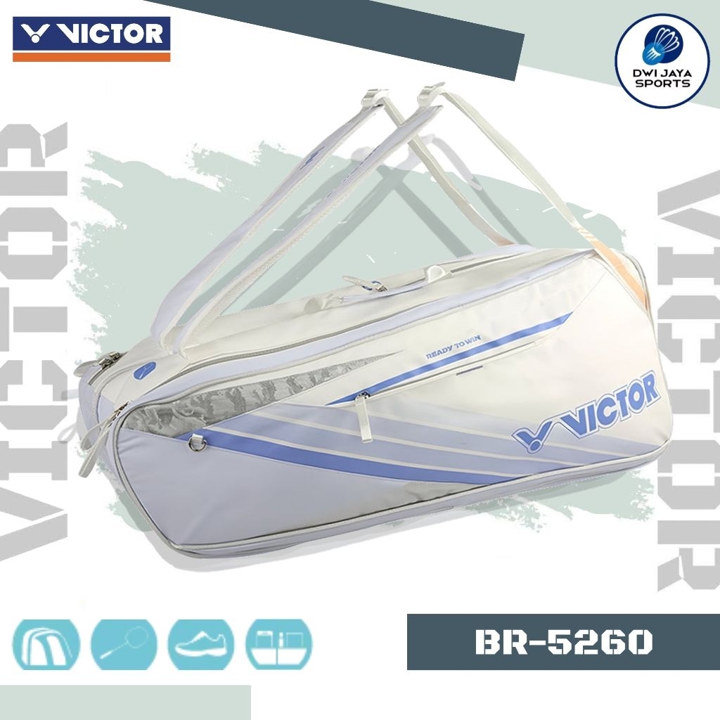 New Tas Badminton Victor Racket Bag BR-5260 AM | RACKET BAG VICTOR BR 5260