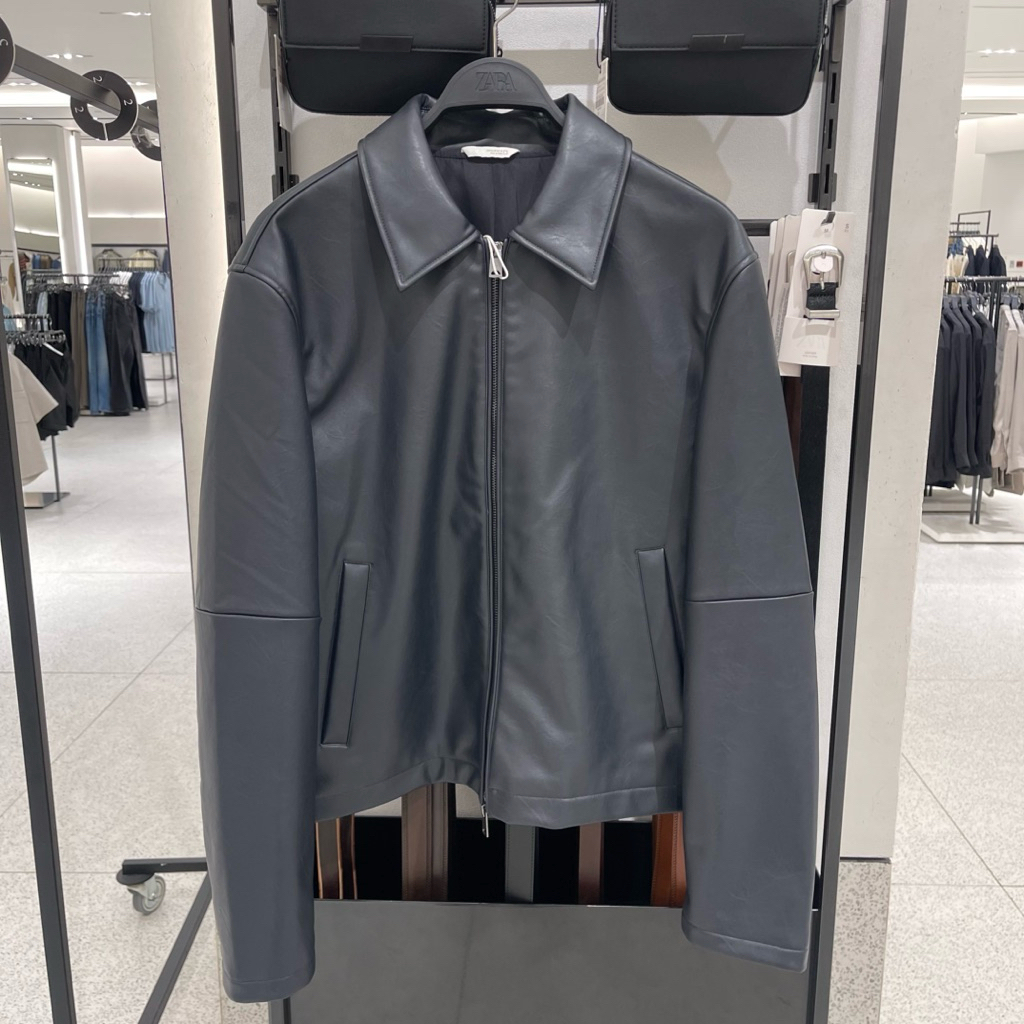 Jaket Leather ZARA MEN Jastip (jasa titip)