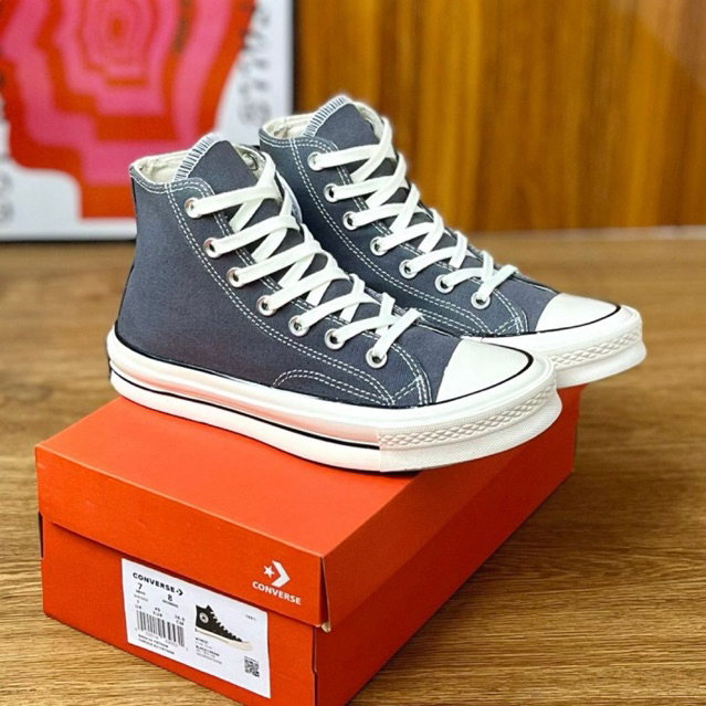 Converse Chuck Taylor 70s High Unisex BNIB Sepatu Convers CT Grey Hi Premium Origin Pria Wanita Spat