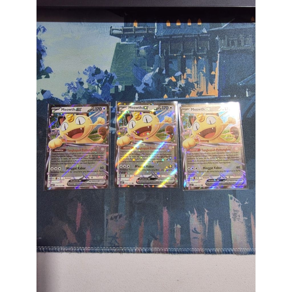 Meowth ex RR Ledakan Peniada Mint Condition