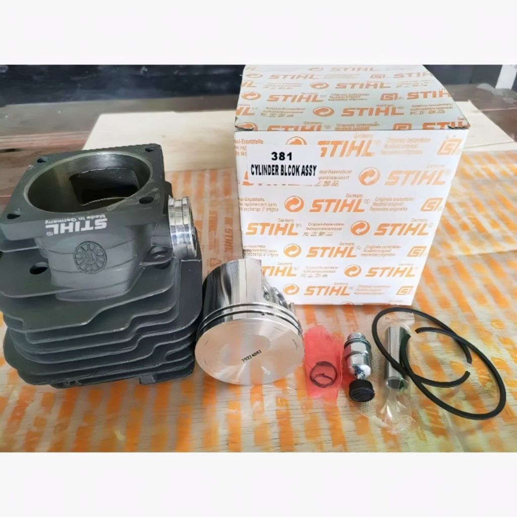 CYLINDER BLOK ASSY STIHL/BORING CHAINSAW/SENSO MS-381